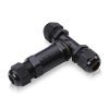 Złączka mufa hermetyczna 3x3Pin czarna trójnik 0.5-4mm2 średnica przewodu 8-12mm IP68 V-tacc VT-869